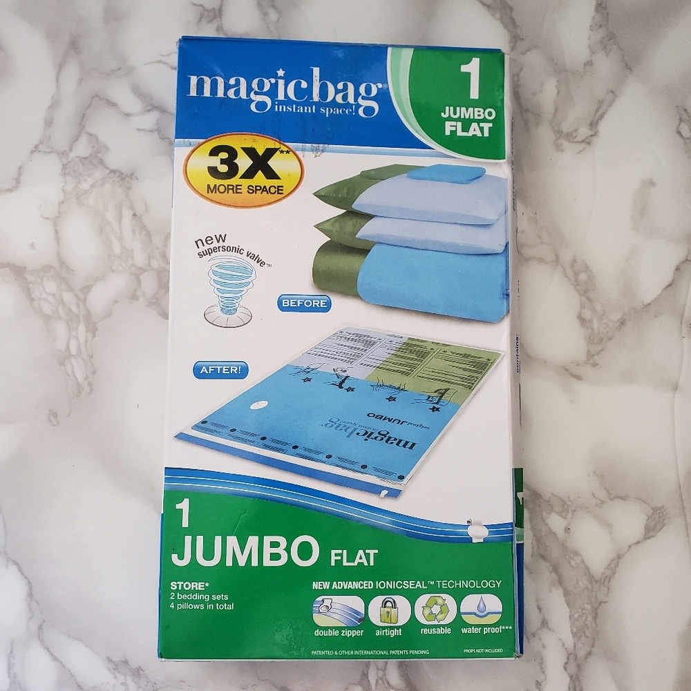 Magic Jumbo Flat Storage Bag - Blue